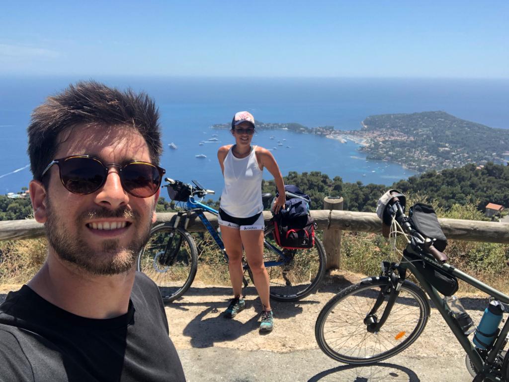 Col d'Eze - La méditerannée à vélo